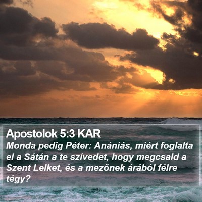 Apostolok 5:3 KAR Bible Verse Image
