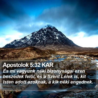 Apostolok 5:32 KAR Bible Verse Image