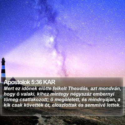 Apostolok 5:36 KAR Bible Verse Image