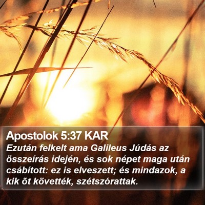 Apostolok 5:37 KAR Bible Verse Image