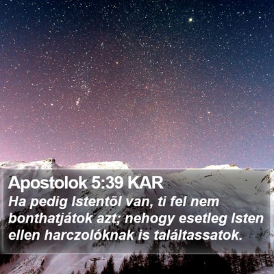 Apostolok 5:39 KAR Bible Verse Image
