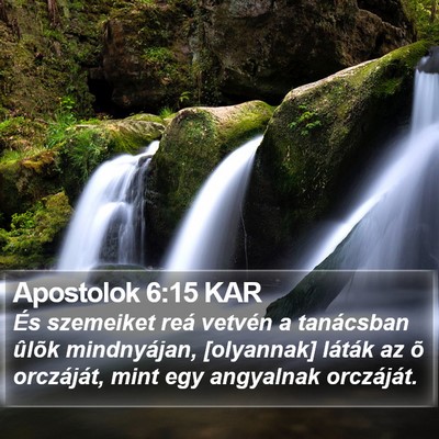 Apostolok 6:15 KAR Bible Verse Image