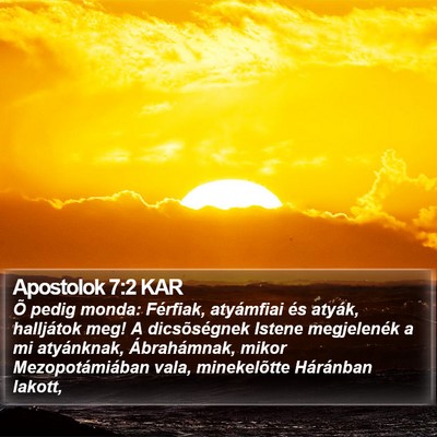 Apostolok 7:2 KAR Bible Verse Image