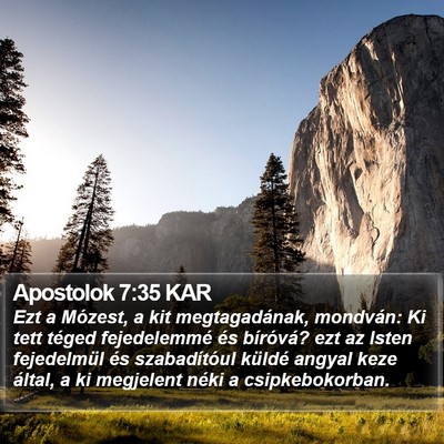 Apostolok 7:35 KAR Bible Verse Image