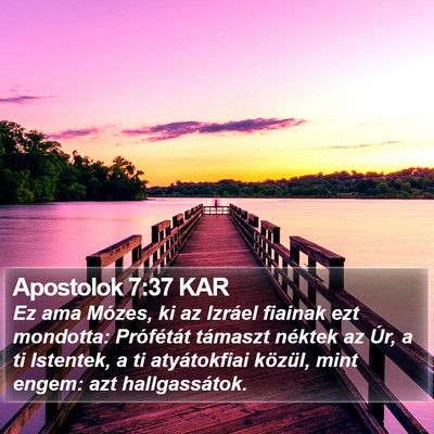 Apostolok 7:37 KAR Bible Verse Image