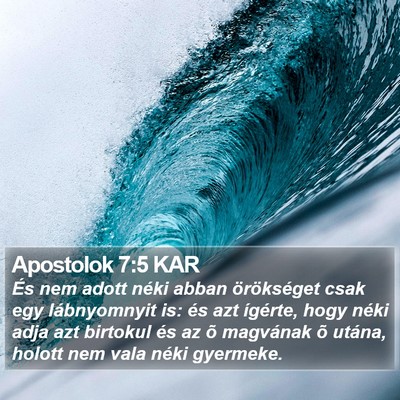 Apostolok 7:5 KAR Bible Verse Image