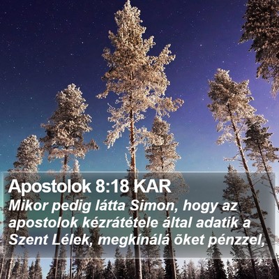 Apostolok 8:18 KAR Bible Verse Image