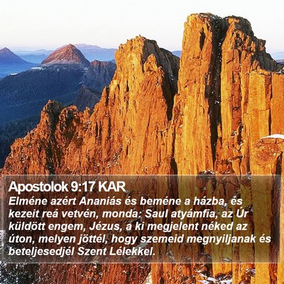 Apostolok 9:17 KAR Bible Verse Image