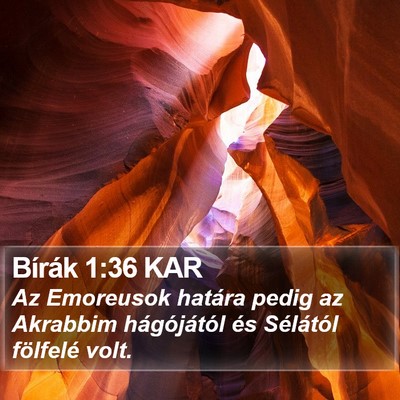 Bírák 1:36 KAR Bible Verse Image