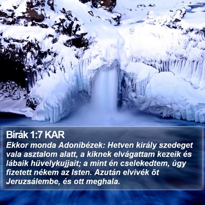 Bírák 1:7 KAR Bible Verse Image