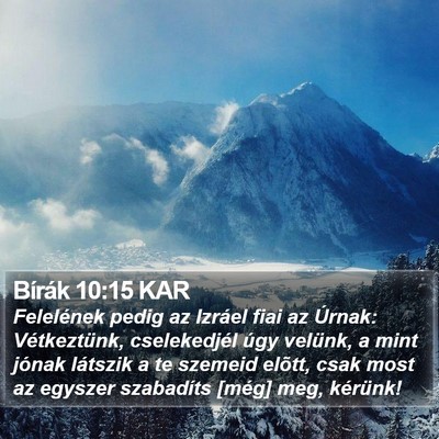 Bírák 10:15 KAR Bible Verse Image