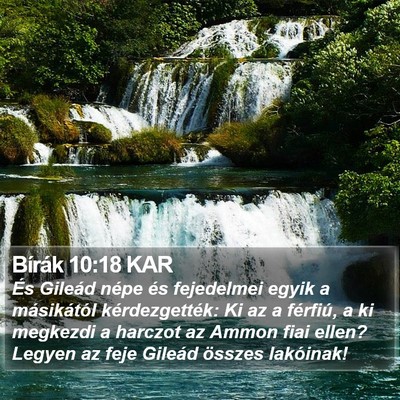 Bírák 10:18 KAR Bible Verse Image