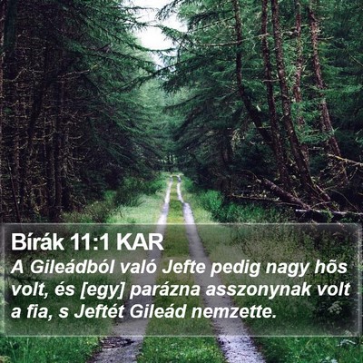 Bírák 11:1 KAR Bible Verse Image