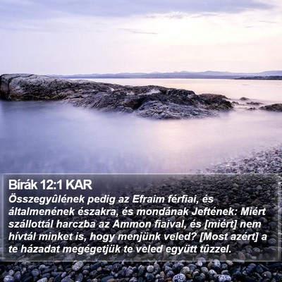Bírák 12:1 KAR Bible Verse Image