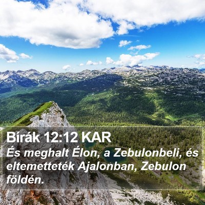 Bírák 12:12 KAR Bible Verse Image
