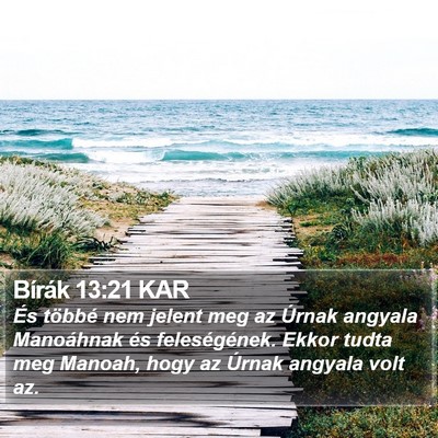 Bírák 13:21 KAR Bible Verse Image