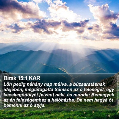 Bírák 15:1 KAR Bible Verse Image