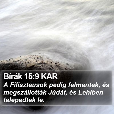 Bírák 15:9 KAR Bible Verse Image
