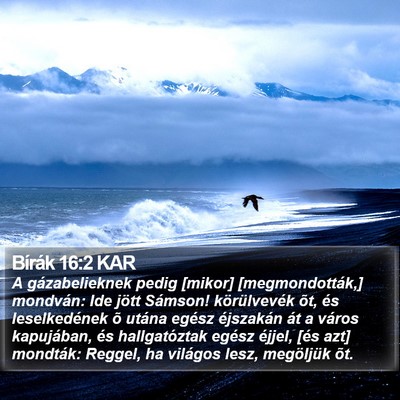 Bírák 16:2 KAR Bible Verse Image