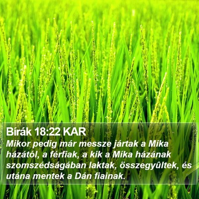 Bírák 18:22 KAR Bible Verse Image