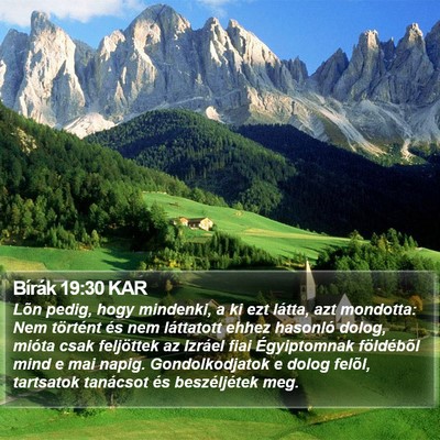 Bírák 19:30 KAR Bible Verse Image
