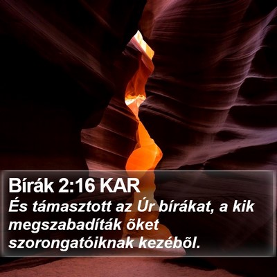 Bírák 2:16 KAR Bible Verse Image