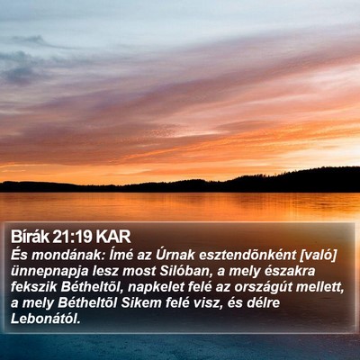 Bírák 21:19 KAR Bible Verse Image