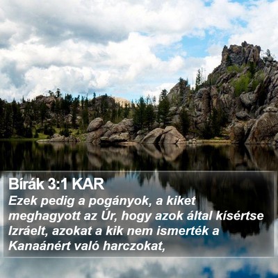 Bírák 3:1 KAR Bible Verse Image