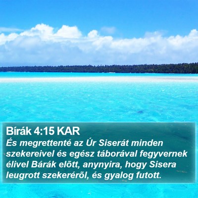 Bírák 4:15 KAR Bible Verse Image