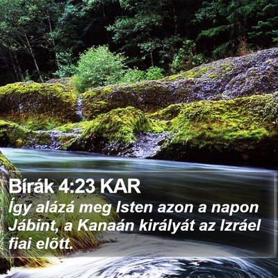 Bírák 4:23 KAR Bible Verse Image
