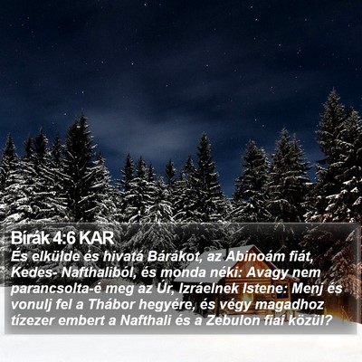 Bírák 4:6 KAR Bible Verse Image