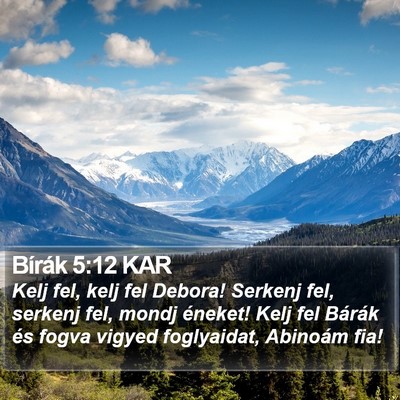 Bírák 5:12 KAR Bible Verse Image