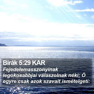 Bírák 5:29 KAR Bible Verse Image