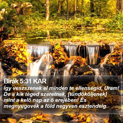 Bírák 5:31 KAR Bible Verse Image