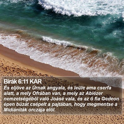 Bírák 6:11 KAR Bible Verse Image