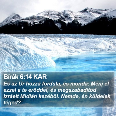 Bírák 6:14 KAR Bible Verse Image