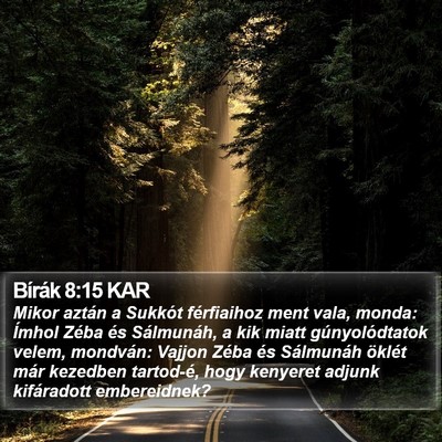 Bírák 8:15 KAR Bible Verse Image