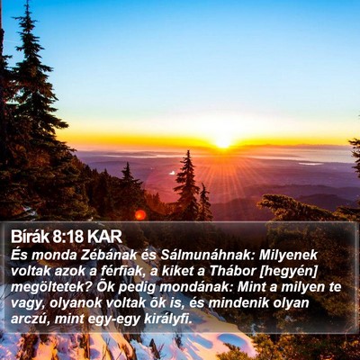 Bírák 8:18 KAR Bible Verse Image