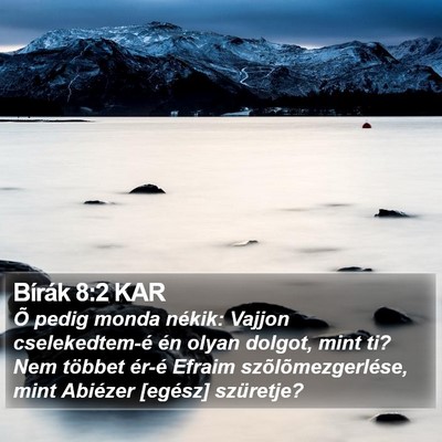 Bírák 8:2 KAR Bible Verse Image