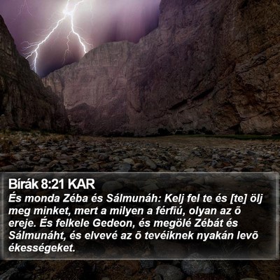 Bírák 8:21 KAR Bible Verse Image
