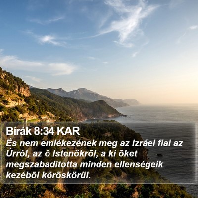 Bírák 8:34 KAR Bible Verse Image