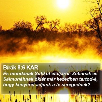 Bírák 8:6 KAR Bible Verse Image