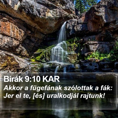 Bírák 9:10 KAR Bible Verse Image