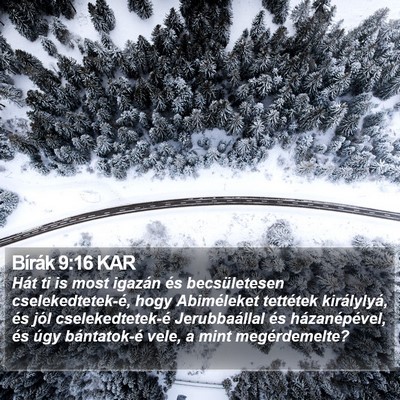 Bírák 9:16 KAR Bible Verse Image