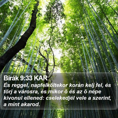 Bírák 9:33 KAR Bible Verse Image