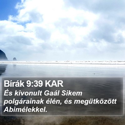 Bírák 9:39 KAR Bible Verse Image
