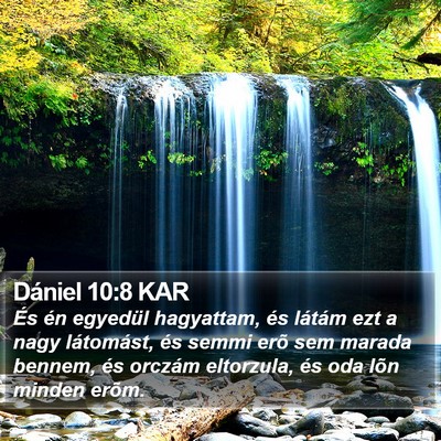 Dániel 10:8 KAR Bible Verse Image