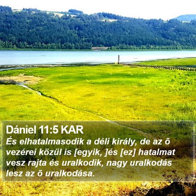 Dániel 11:5 KAR Bible Verse Image