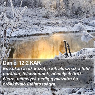 Dániel 12:2 KAR Bible Verse Image
