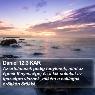 Dániel 12:3 KAR Bible Verse Image